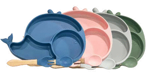 SET DE VAJILLA SILICONA REF: TJ-318